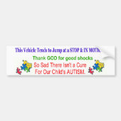 autisme bumpersticker (Voorkant)