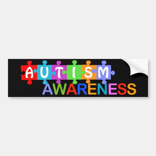Autisme Bumpersticker (Voorkant)