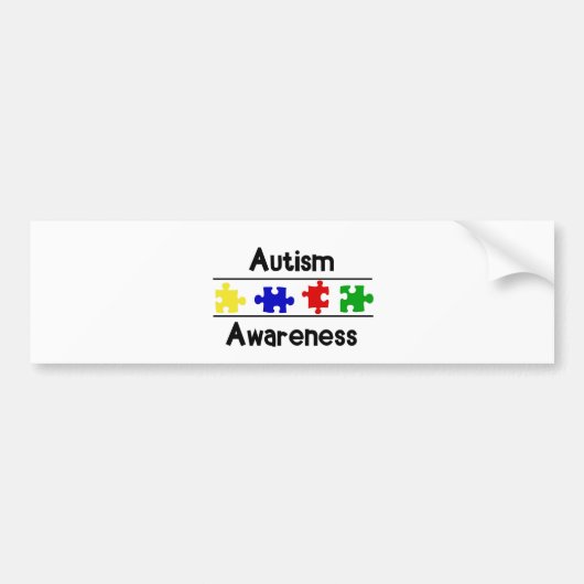 Autisme Bumpersticker (Voorkant)