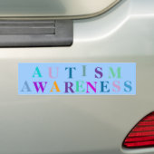 Autisme Bumpersticker (Op auto)