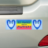 Autisme-Bumpersticker Bumpersticker (Op auto)