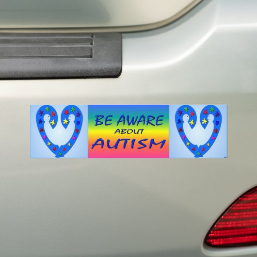 Autisme-Bumpersticker Bumpersticker (Op auto)