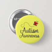 Autisme Butterfly Gift Ronde Button 5,7 Cm (Voorkant /achterkant)