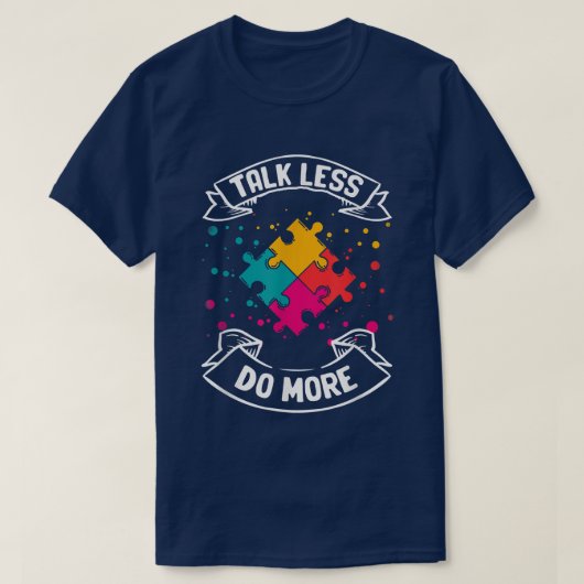 Autisme cadeaus voor mannen en ADHD-bewustzijn Vol T-shirt (Design voorkant)