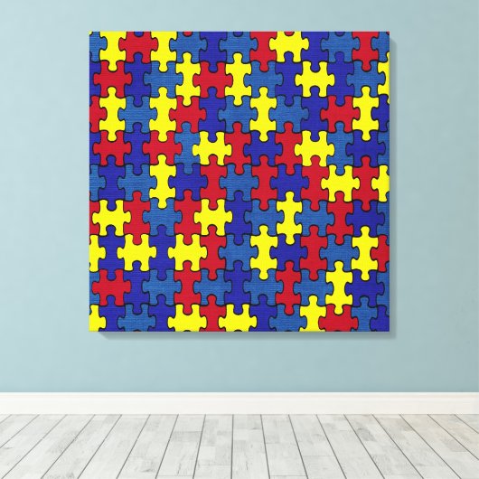 Autisme Canvas Afdruk (Insitu (Houten vloer))