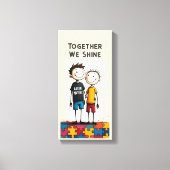 Autisme Canvas Afdruk (Voorkant)
