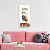Autisme Canvas Afdruk (Insitu (Woonkamer))
