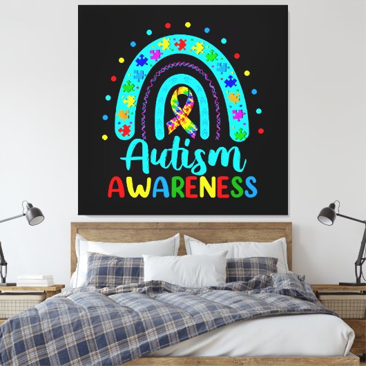 Autisme Canvas Afdruk (Insitu (Slaapkamer))