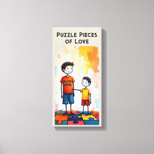 Autisme Canvas Afdruk (Voorkant)