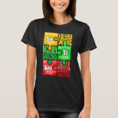Autisme chemisch element t-shirt (Voorkant)