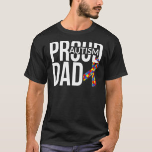 Autisme citaat Trots autisme vader papa citaat bew T-shirt