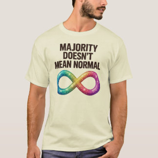 Autisme Citat T-Shirt Cadeau, Oneindigheidsteken