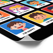 Autisme Communicatie Kaarten Kinder Emoties Speech Poster (Hoek)