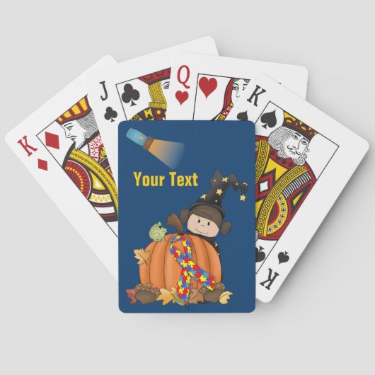 Autisme Coole Kinderen Deck Standaard Speelkaarten (Achterkant)