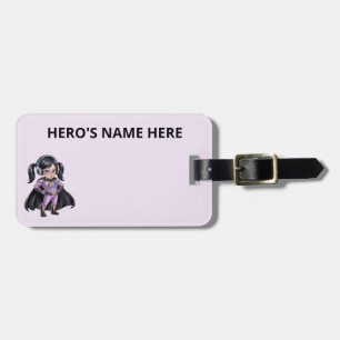 Autisme Cosmic Chloe Superheld Rolstoel ID-label Bagagelabel