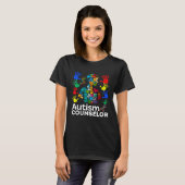 Autisme Counselor Navigatie Autisme Counseli T-shirt (Voorkant volledig)