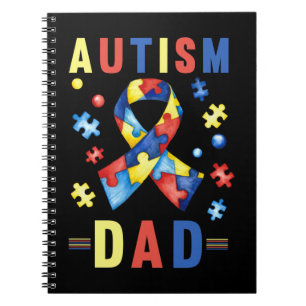 Autisme Dad Autistic Kinder Proud Dad Notitieboek