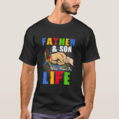 Autisme Dad S Father T-shirt (Voorkant)