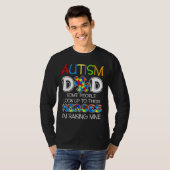 Autisme Dad T-shirt (Voorkant volledig)