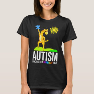Autisme dansen op een ander beat fun bewustzijn G T-shirt