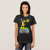 Autisme dansen op een ander beat fun bewustzijn G T-shirt (Voorkant volledig)