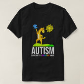 Autisme dansend voor een ander slaan grappig bewus t-shirt (Design voorkant)