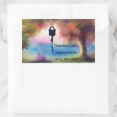 Autisme - de Speciale Steun van het Kind van de Be Rechthoekige Sticker (Tas)