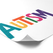 Autisme De Wereld Anders Bekijken Steun Autisme Poster (Hoek)