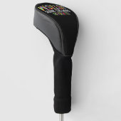 Autisme De Wereld Anders Zien Autisme Bewustzijn Golfheadcover (Schuin)