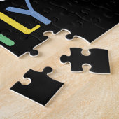 Autisme De Wereld Anders Zien Autisme Bewustzijn Legpuzzel (Zijkant)