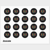 Autisme De Wereld Anders Zien Autisme Bewustzijn Ronde Sticker (Vel)