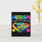 Autisme de wereld anders zien autisme kaart (Gele Bloem)