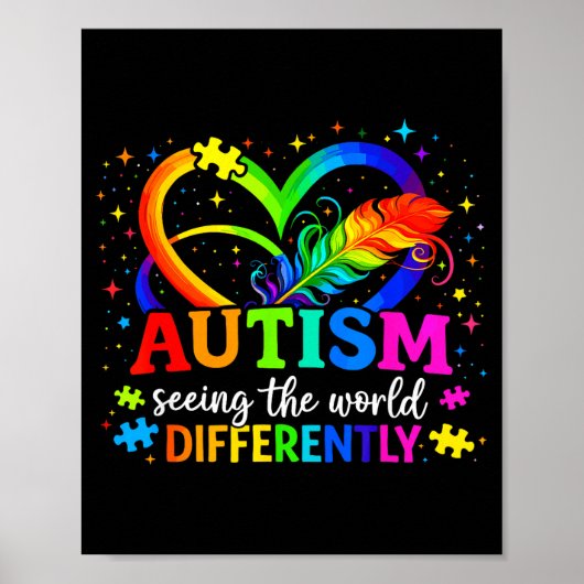 Autisme de wereld anders zien autisme poster (Voorkant)