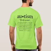 Autisme Defined T-Shirt (Achterkant)