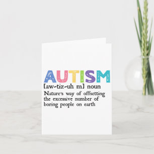 Autisme Definitie Autisme Bewustzijn Acceptatie Gi Kaart