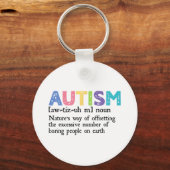 Autisme Definitie Autisme Bewustzijn Acceptatie Gi Sleutelhanger (Voorkant)