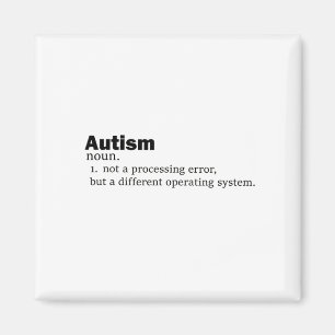 Autisme definitie Het is niet een handicap een and Magneet