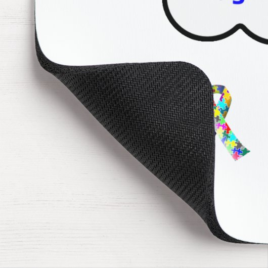 Autisme/Denk na in Afbeeldingen Muismat (Hoek)