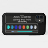 Autisme die hun wereld iPhone 5 Hoesje kleurt (Achterkant (horizontaal))