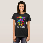 Autisme Dierentuin Bewaarder Puzzel Autisme Bewust T-shirt (Voorkant volledig)