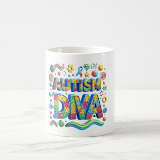 Autisme Diva Classic Mok, 11 oz Koffiemok