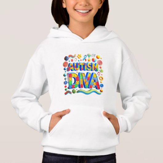 Autisme diva Shirt (Voorkant)