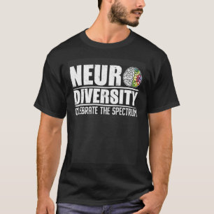 Autisme diversiteit neurodiversiteit autistiek Bew T-shirt