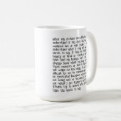 Autisme: Draag de mok van het lint (Voorkant rechts)