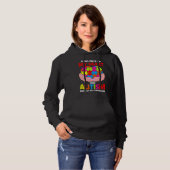 Autisme een groot stuk van mijn hart heeft hoodie (Voorkant volledig)
