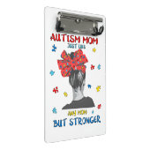 Autisme. Een moeder met een kind met speciale beho Mini Klembord (Schuin)
