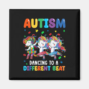 Autisme Eenhoorn Dansen Op Een Andere Beat Autisme Magneet