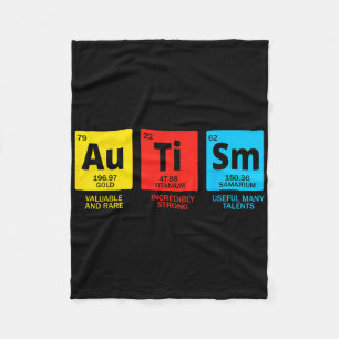 Autisme Elementen Periodiek Systeem Asd Autisme Be Fleece Deken