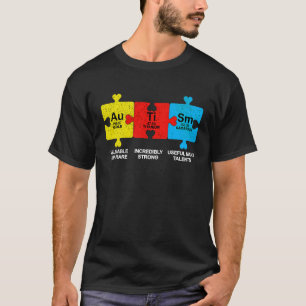 Autisme Elementen Periodiek Systeem Bewustzijn ASD T-shirt