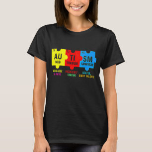 Autisme Elementen Periodiek Tafelbewustzijn en Vro T-shirt